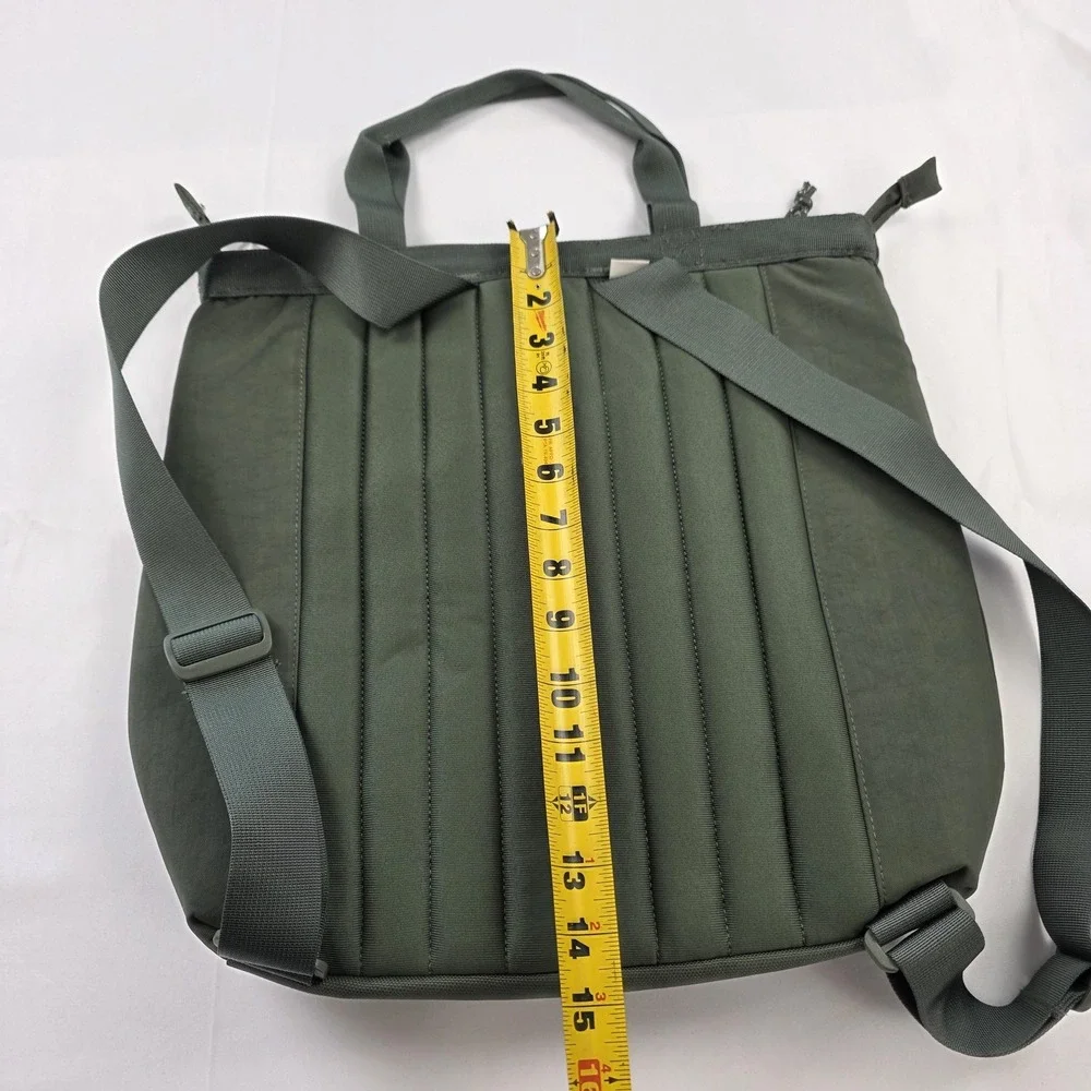 The North Face Backpack Green One Size 20L Padded Laptop Shoulder Bag Hiking